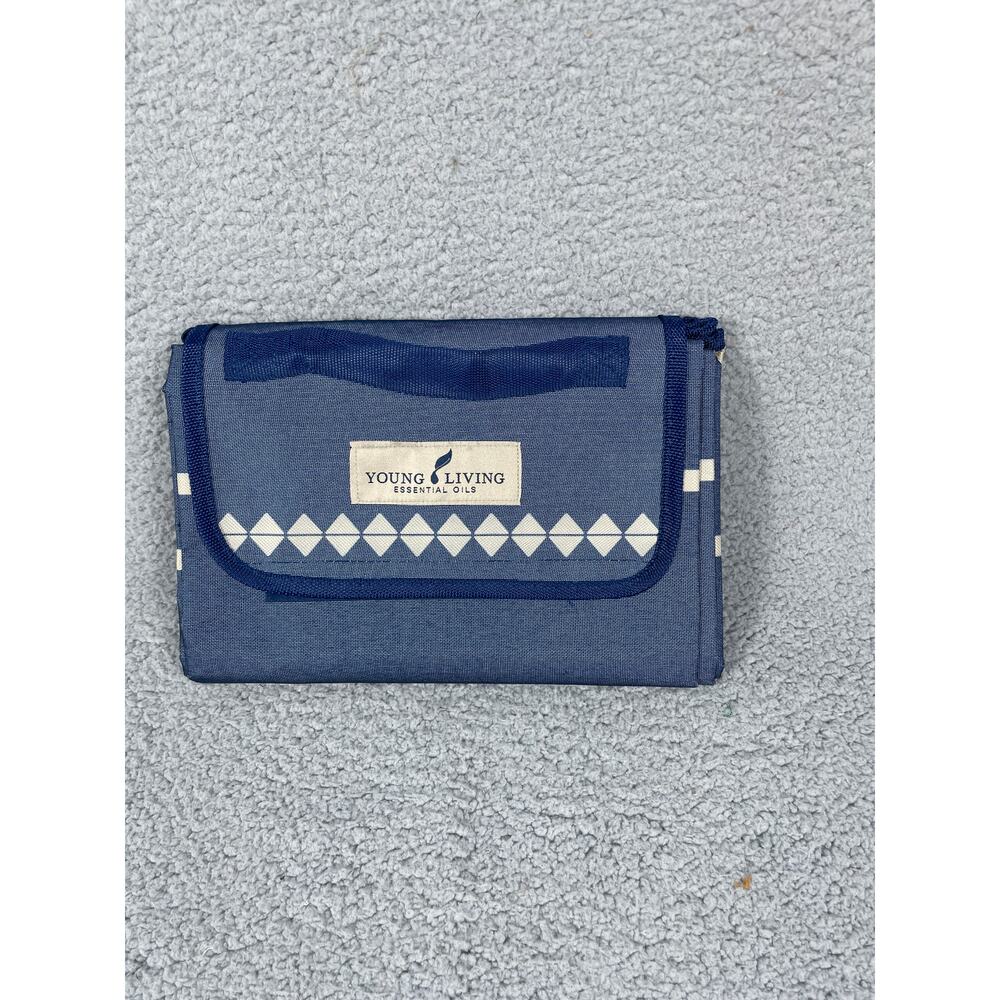 Young Living Compact Picnic Blanket Branded Blue 50"×60" June 2020 Promo